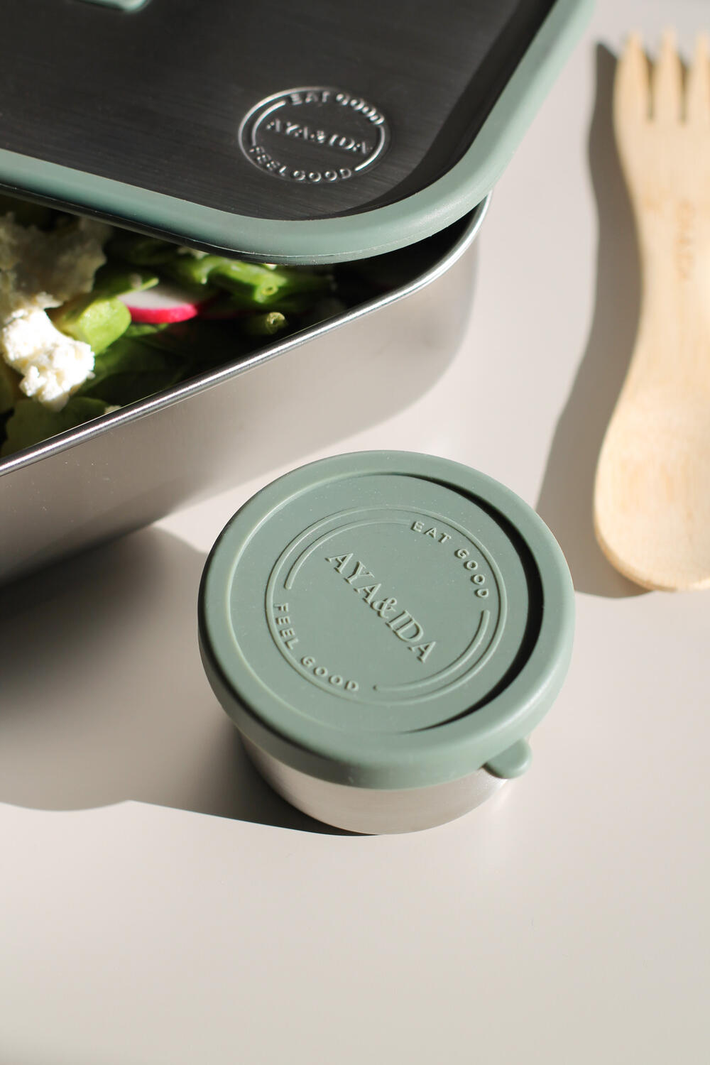 Snack Container, Tropical Green - 2 stk